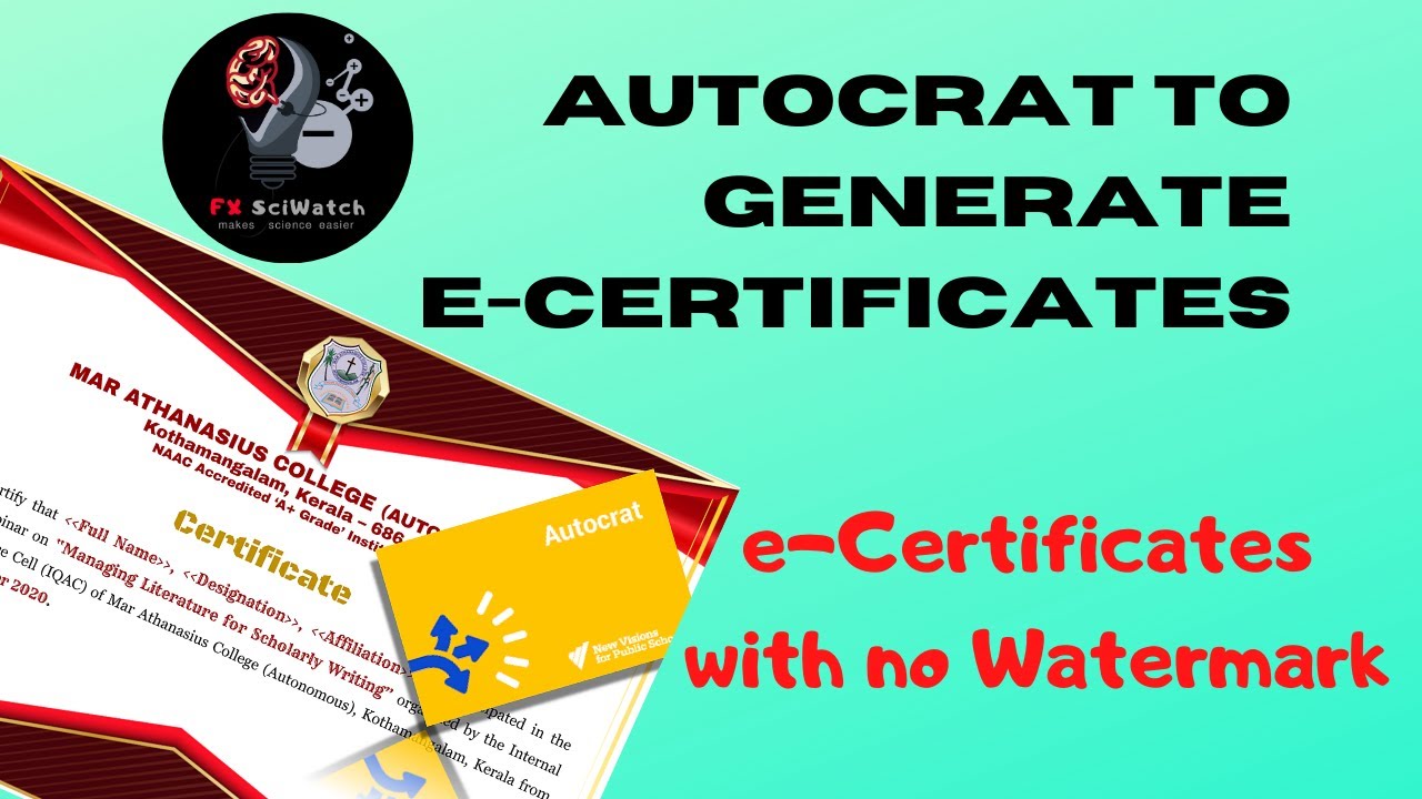 Generate certificate