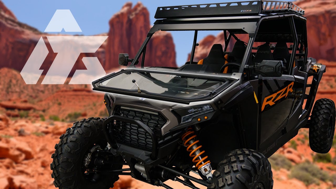 Polaris RZR XP 1000 (2024+) Folding Glass Windshield with