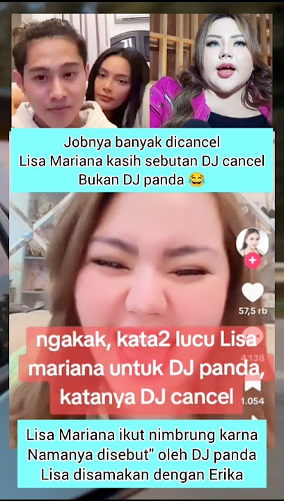 LISA MARIANA JOINS IN ABOUT ERIKA AND DJ PANDA #lisamariana #djpanda #erikacarlina