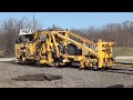 BNSF Ballast Tamper and Drone Tamper at Work