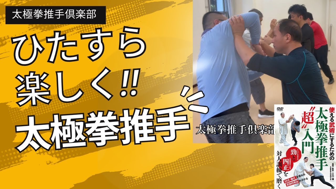 太極拳推手(技解説)を楽しく説明しながらやってます! - YouTube