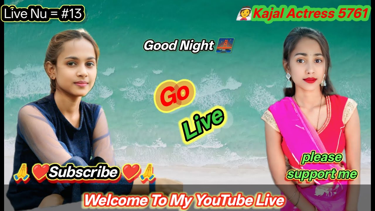 kajal actress  is live