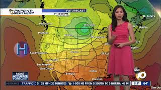 10News Pinpoint Weather for Sun. June 16, 2019