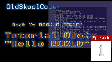 Back To BASICS 01 - Tutorial One "Hello World" (6502)