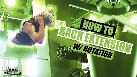 How To: GHD Back Extension With Rotation