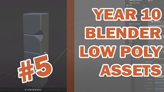 Year 10 Blender - Low Poly Assets #5 - Ruined Column