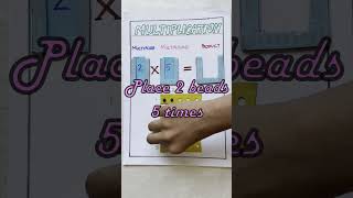 Maths Multiplication working model | School Project Exhibition idea | DIY The Mommy Way #tlm #shorts
