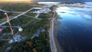 Port-Menier vu de haut - Anticosti Septembre 2016