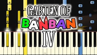 Garten of Banban 4 Official Trailer Music