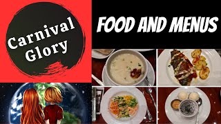 Carnival Glory - Food and Menus - Main Dining Room, Guy's Burger Joint, Bonsai Sushi