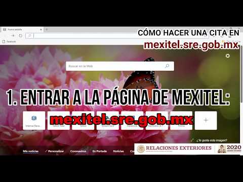 Cómo hacer una cita en MEXITEL