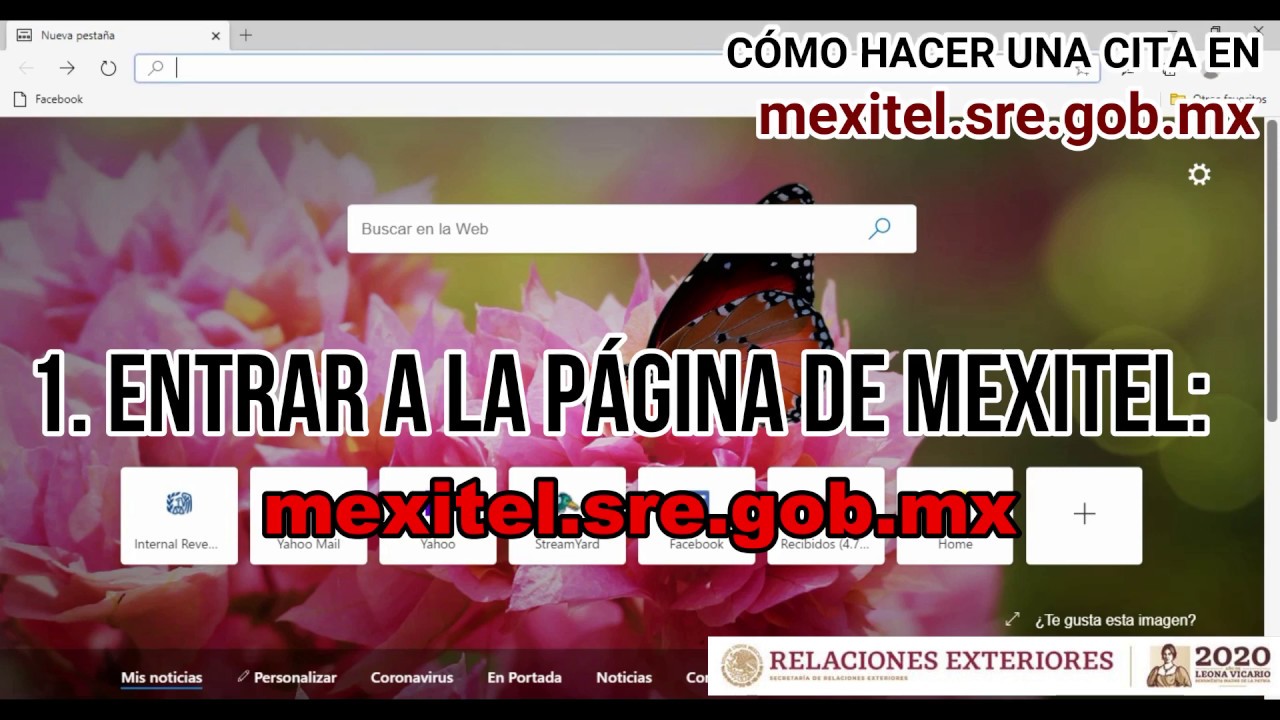 Cómo hacer una cita en MEXITEL YouTube