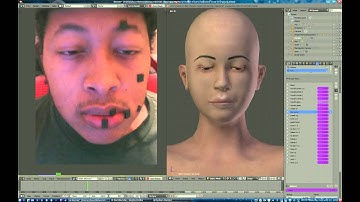 Makehuman Blender Motion Tracking Face to Model