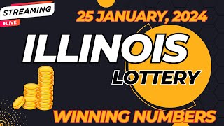 Illinois Evening Lottery Results For - 25 Jan, 2024 - Pick 3 - Pick 4 - Lucky Day Lotto - Powerball