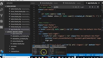 QRCode tutorial   39   indicate logged in status - Laravel 5.6 full project course