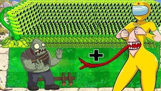 Among Us vs Plants vs Zombies | PVZ Game Cartoon Animation