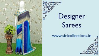 Beautiful Siri Collections Designer Partywear Sarees screenshot 3