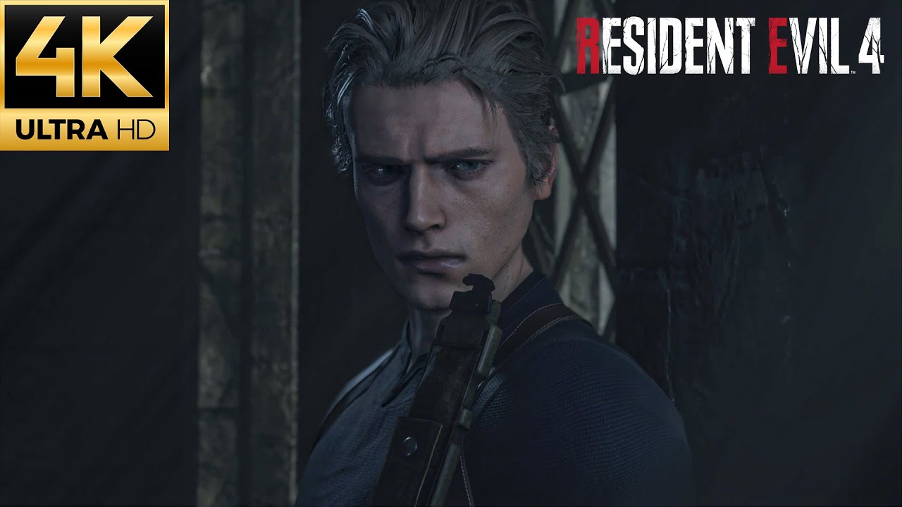 Resident Evil 4 Remake - Leon Hair Mod [4K 60 FPS]