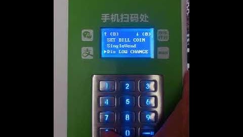 HSB TCN Vending Machine Setting Payment System
