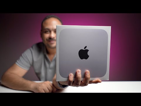 تجربة المعالج المرعب M1 على جهاز ابل الجديد Mac mini