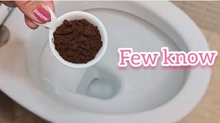 Tuvalete Kahve Tozu Atarsanız Sonuçlara Inanamayacaksınız