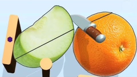 Slice it!!! Level 780-85| ASMR Slicing Delicious fruit shake | Very Relaxing ASMR Fruit cutting Game