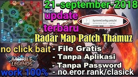 THANKS UDA UNSUBSCRIBE GENGS SO YANG MASI STAY SIMAK VIDEONYA UPDATE!Script radar map patch thamuz