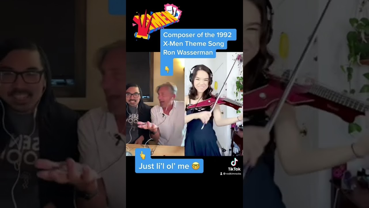Original X-Men composer watches covers of the theme song pt 1 (