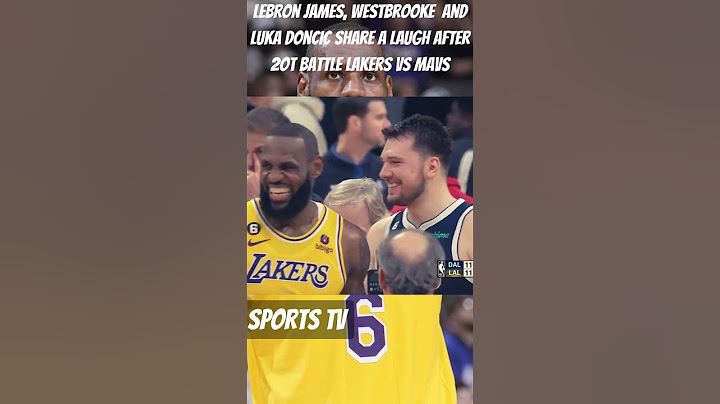 LeBron James & Russel Westbrook show Luka Doncic some Love after the game😍 #shorts  #nbatoday