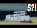 The Sinking Of The Cruise Ship 5 || Roblox || Sail And Sink Simulator