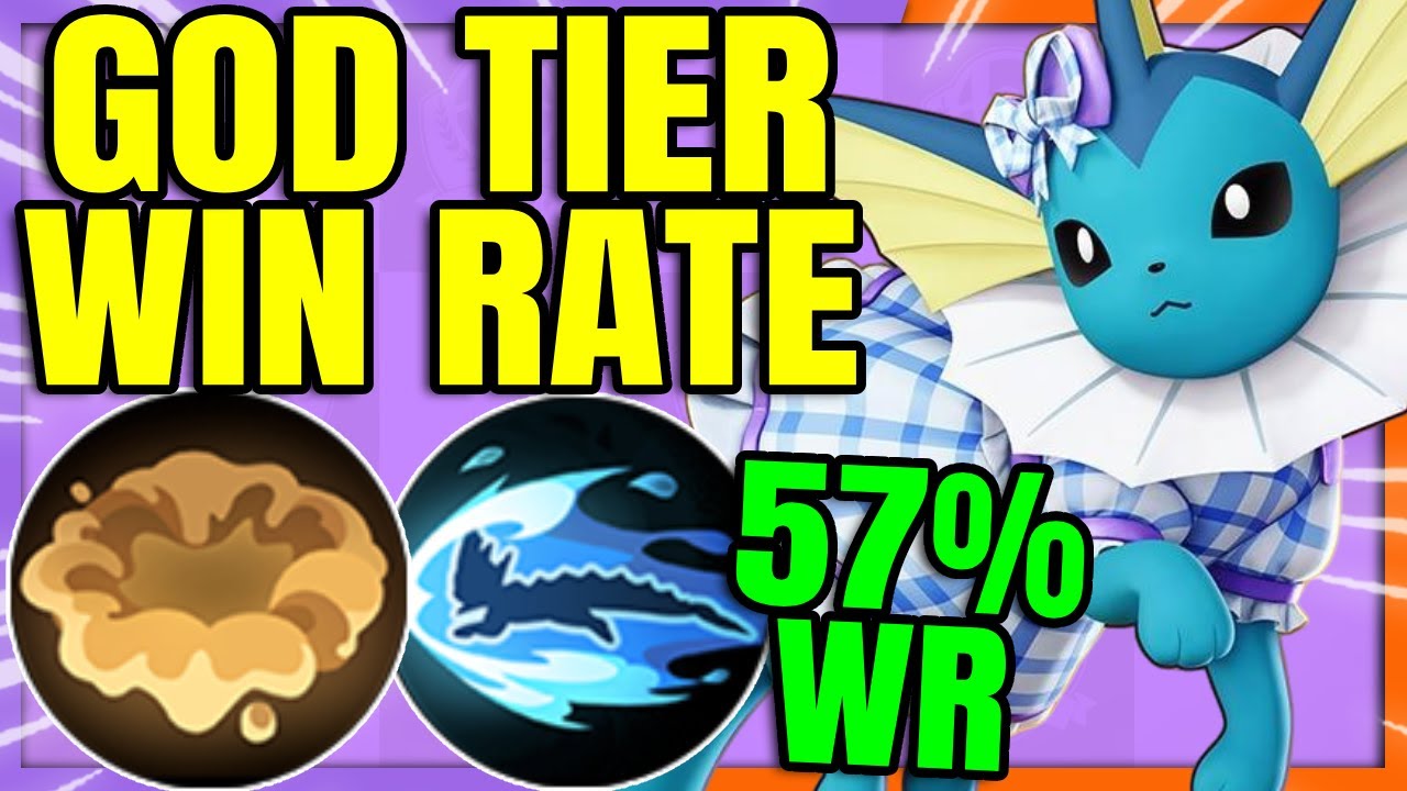 Is MUDDY WATER VAPOREON a GOD TIER Pokemon?! | Pokemon Unite