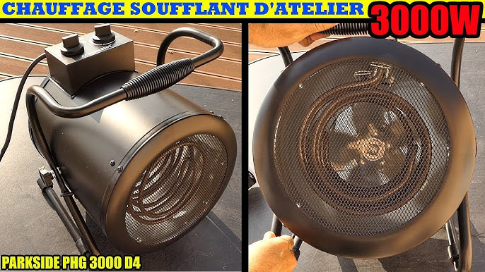 Parkside Ceramic Fan Heater PKH 3000 B1 Lidl - YouTube