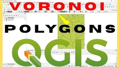 Voronoi Polygons in QGIS