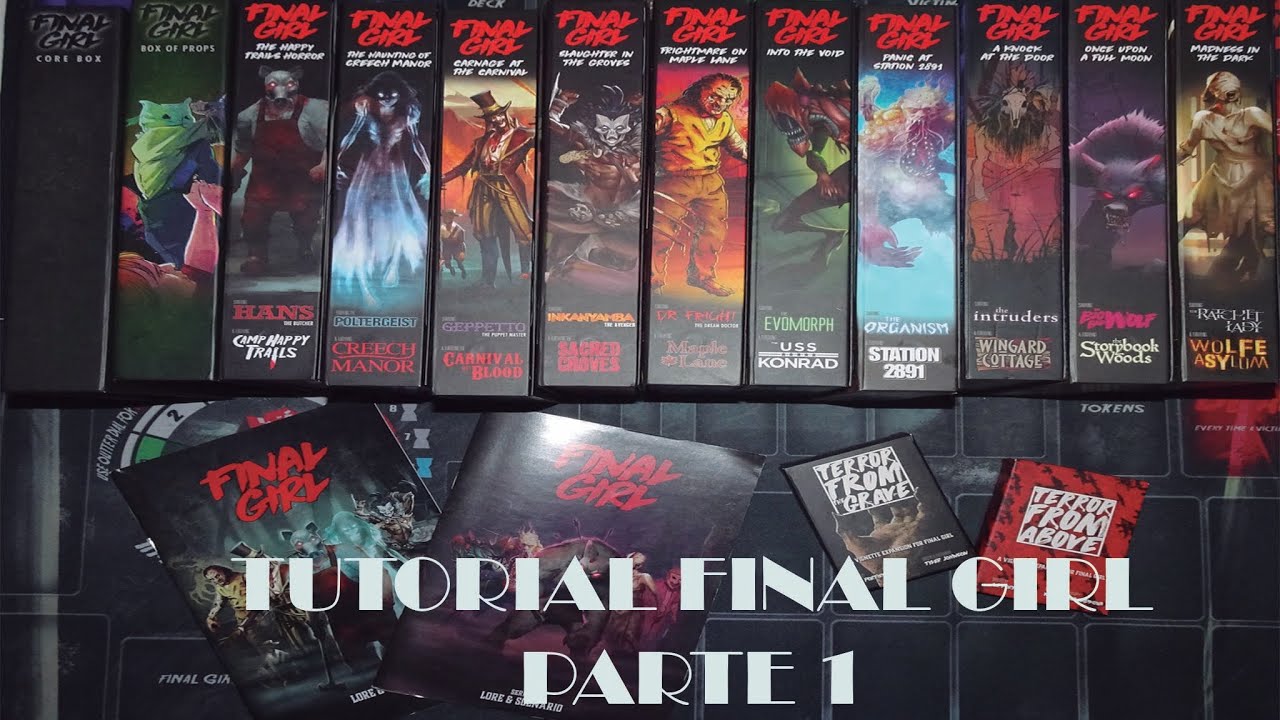 Final Girl Juego de Mesa Tutorial parte 1/5 Introducción. - YouTube