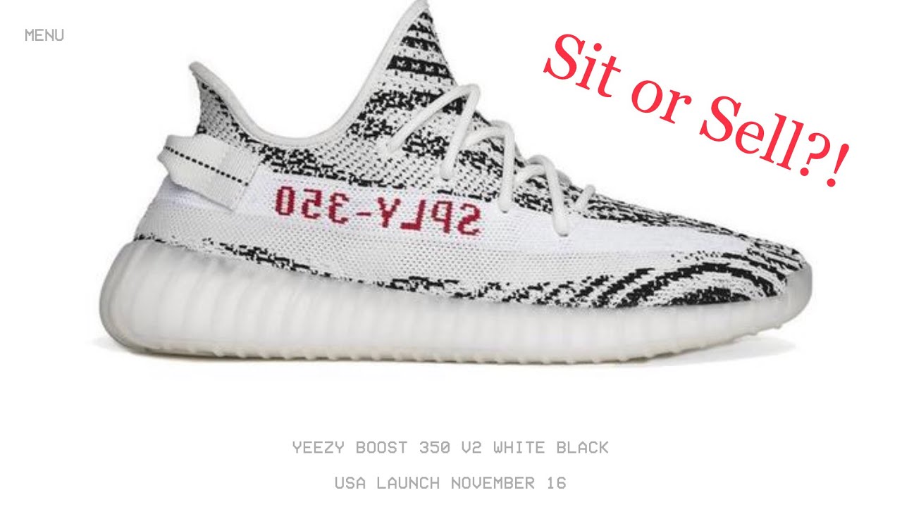 yeezy zebra november