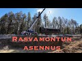 Rasvamontun asennus  halliprojekti osa 2