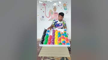 Puzzle sort ball game solve challenge with new game board very smart color line up