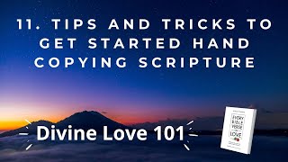 11 Tips and Tricks to Get Started Hand Copying Scripture