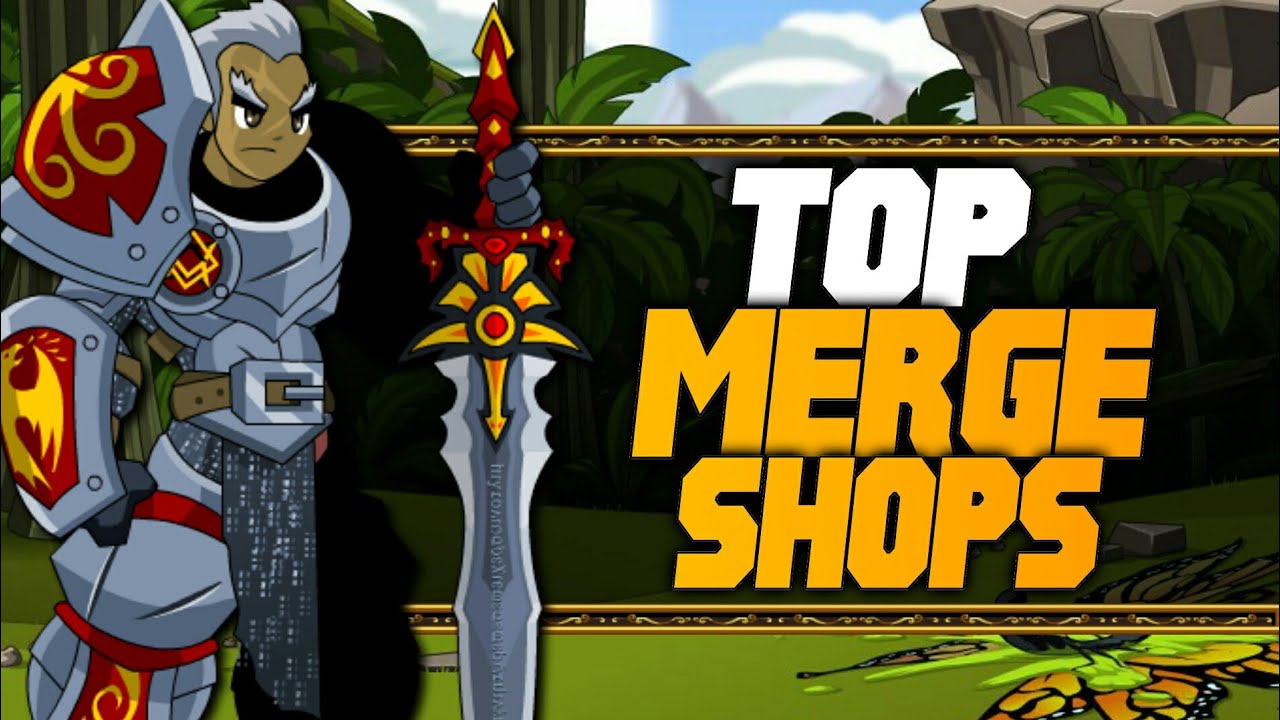AQW Top Merge Shops for FREE PLAYERS 2019 YouTube
