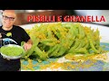 Pasta e Piselli con GRANELLA tostata ricetta pasta e piselli