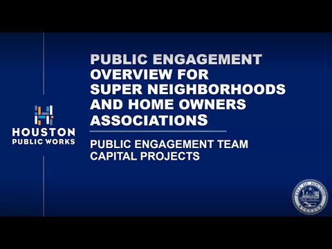 Public Engagement Webinar | Projects in My Neighborhood - May 18, 2023