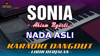 Download lagu SONIA - ABIEM NGESTI | KARAOKE DANGDUT NADA ASLI