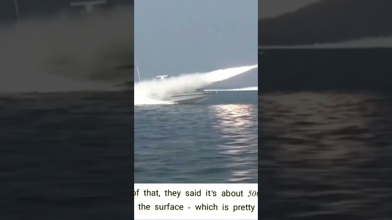 Iran unveiled an underwater military base and surprised the world.