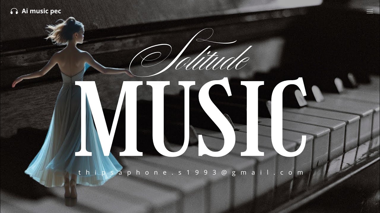 AI Pop Sad Song - Solitude | Emotional AI Music Video official