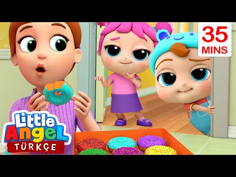 Can Bebek, Abla Bak Annem Kek Yiyor🍩🧁| Eğlenceli Ve Öğretici Çocuk Şarkıları | Little Angel Türkçe