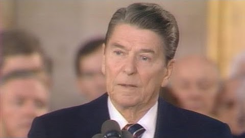 Ronald Reagan inaugural address: Jan. 21, 1985