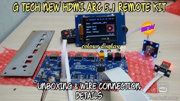 G TECH NEW HDMI ARC 5.1 REMOTE KIT UNBOXING HOW TO WIRE CONNECT