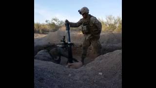 Dropping 81mm mortars