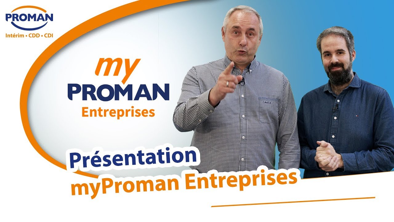 Myproman Entreprises Recrutez Vos Interimaires En Un Clic Proman Youtube