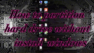 How to partition hard-drive without windows setup| |উইন্ডোজ ইন্সটল ছাড়া হার্ড ড্রাইভ পার্টিশন করুন